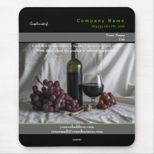 Promotional Mousepad Wine Theme - HAMbyWG
