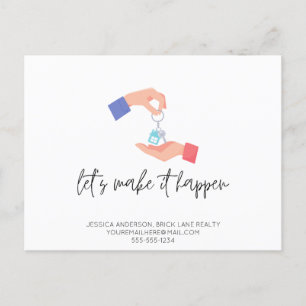 Promotional Real Estate Client Leads  Postcard
