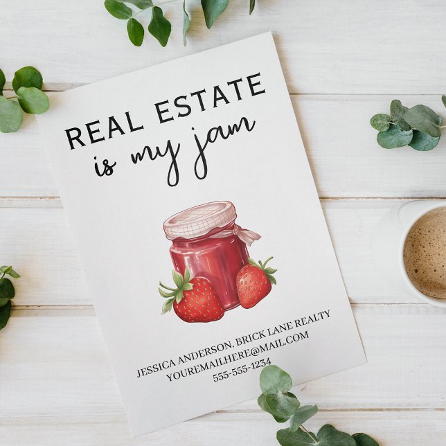 Promotional Real Estate is My Jam Realty Postcard (Creator Uploaded)