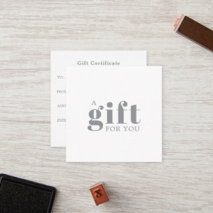 Promotional Salon Business Gift Loyalty Card
