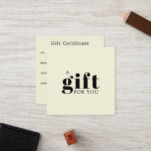 Promotional Salon Business Gift Loyalty Card