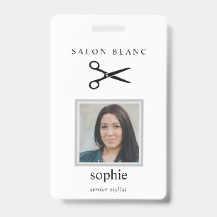 Promotional Salon Business Name  Badge