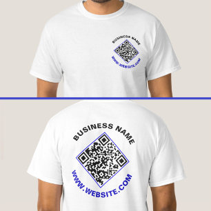 Promotional Scan Me. Men's Custom Business QR Code T-Shirt