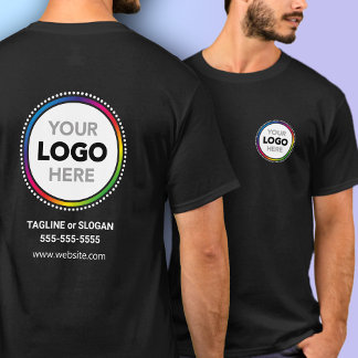Promotional T-Shirt with Front and Back Logo