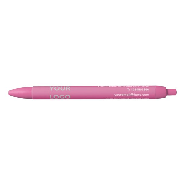 Promotional Your Business Logo Custom Text Pen (Front)
