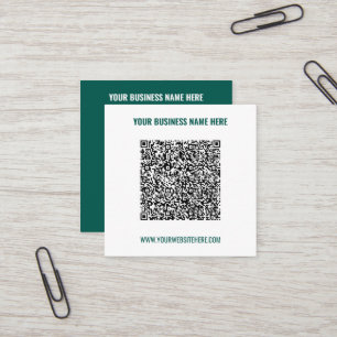 Promotional Your QR Code Business Cards Example