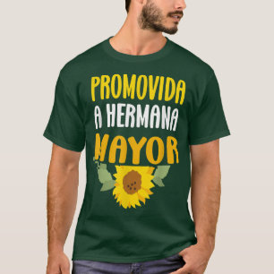 Promovida A Hermana Mayor Funny Pregnancy Announce T-Shirt
