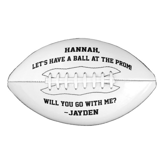 Promposal Football (Front)