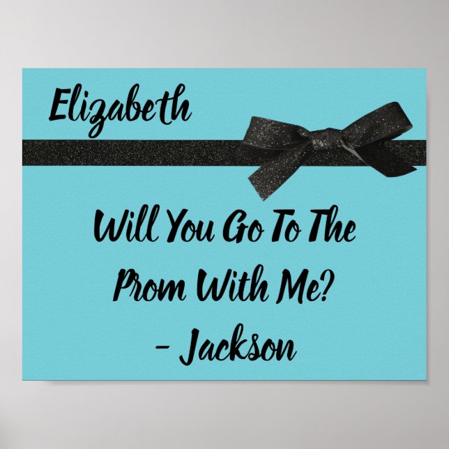 Promposal Idea - Ask To School Prom Dance Poster (Front)