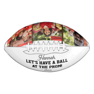 Promposal Prom Proposal Let's Have A Ball Football