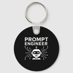 Prompt Engineer Apparel Funny Ai Tech Humor Gift Keychain