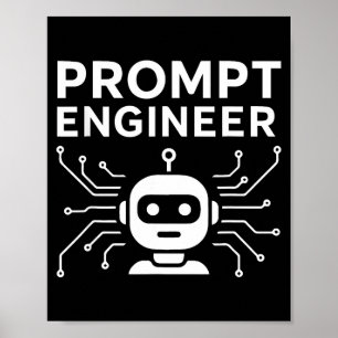 Prompt Engineer Apparel Funny Ai Tech Humor Gift  Poster