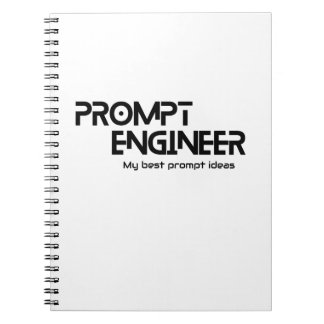 Prompt engineer minimalist quote notebook