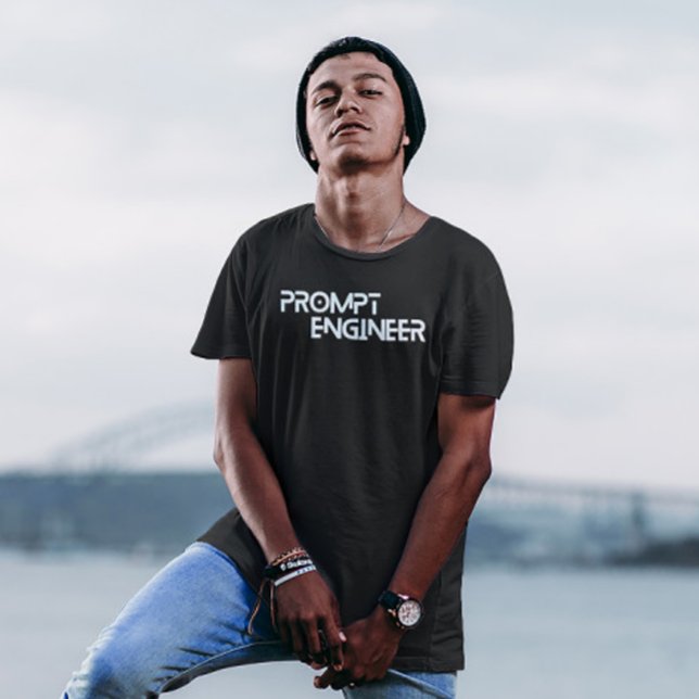 Prompt engineer minimalist quote T-Shirt (Creator Uploaded)