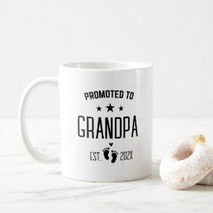 Promu à GrandPa Grossesse Faire-part Mug