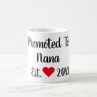 Promu À Nana Black & Red Mug