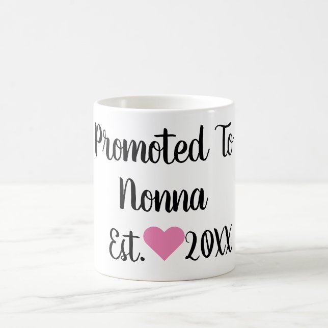 Promu À Nonna Mug Noir & Rose (Centre)