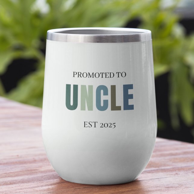 Promu à oncle EST 2025 | Cadeau personnalisé (Créateur téléchargé)