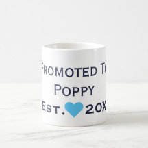 Promu À Poppy Navy & Bright Blue Mug