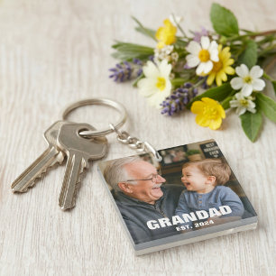Promu Grand-Père Photo Établie