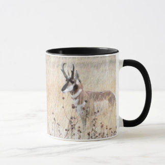 Pronghorn Antelope Buck in Wyoming Field Mug