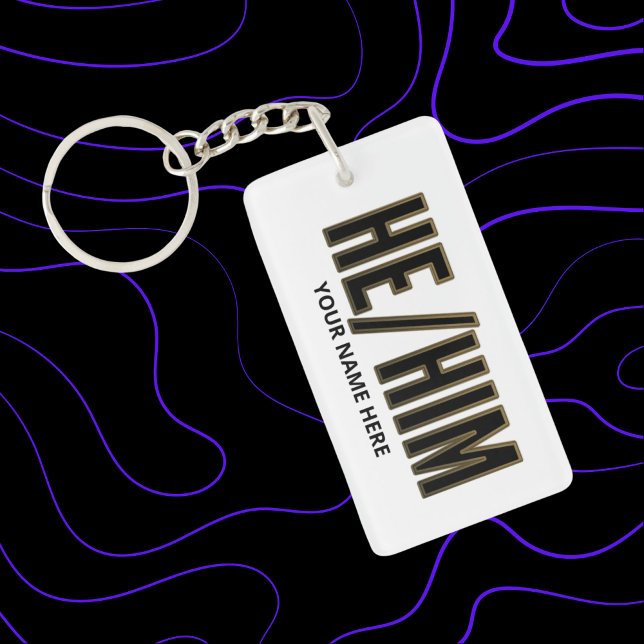 Pronononounes Il Lui Noir et Or (Créateur téléchargé)