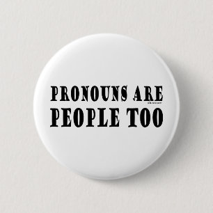 Pronouns 2 Inch Round Button