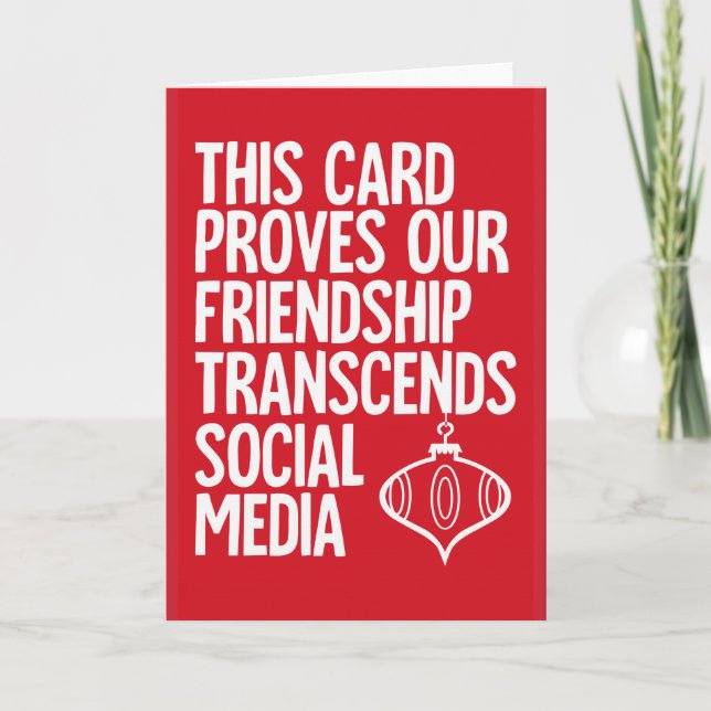 Proof - funny Christmas card (Front)