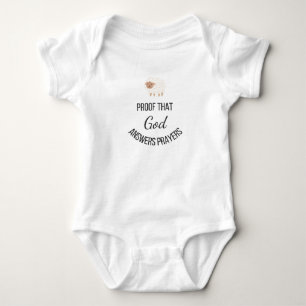 Proof That God Answers Prayers Bodysuit