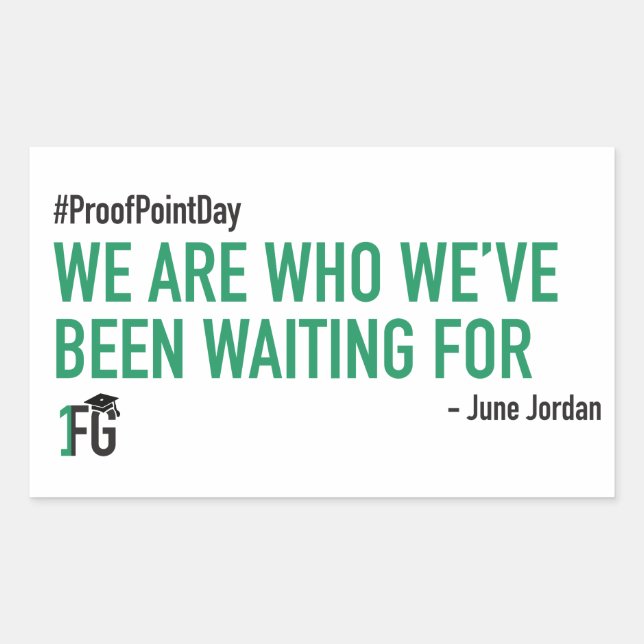 #ProofPointDay Sticker de juin Jordanie (Devant)