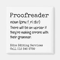 PROOFREADER Fun There They're Their Grammar Gift
