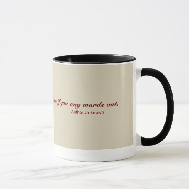 Proofreader's Coffee Mug (Right)