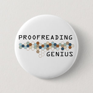 Proofreading Genius 2 Inch Round Button