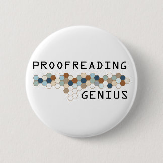 Proofreading Genius 2 Inch Round Button