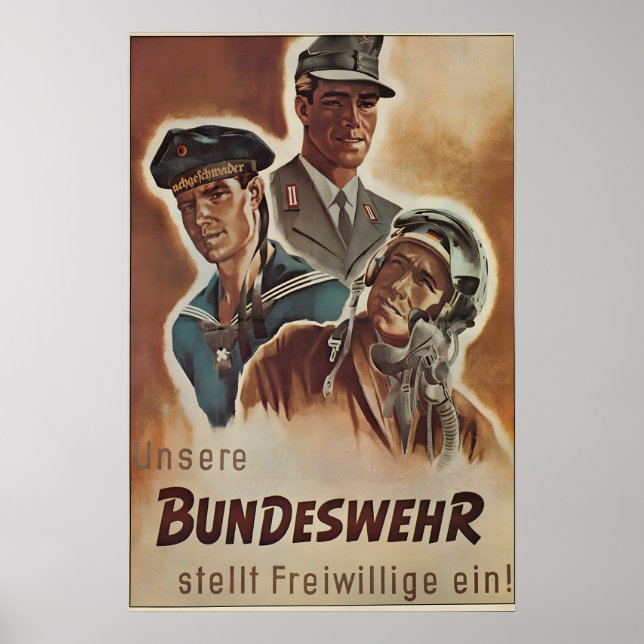 Propaganda Poster Western Germany We are (Front)