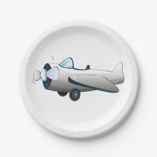 Propeller Plane Paper Plate