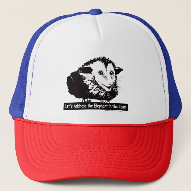 Proper Possum Trucker Hat (Front)