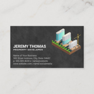 Property Developing   Real Estate Business Card