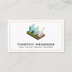 Property Development   Building Construction Business Card