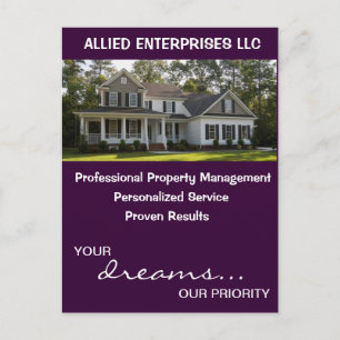 Property Management Postcard