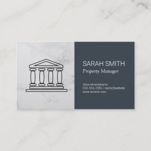 Property Management   Real Estate Agent Business Card