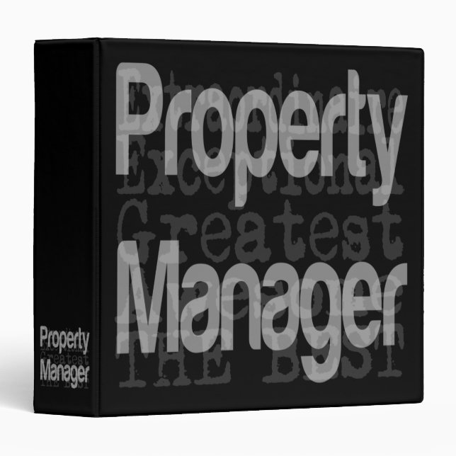 Property Manager Extraordinaire Binder (Front/Spine)