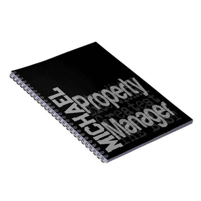 Property Manager Extraordinaire CUSTOM Notebook (Right Side)