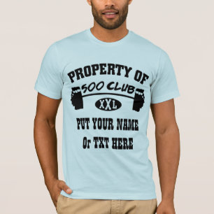 Property Of 500 Club XXL Mans American Apparel T T-Shirt