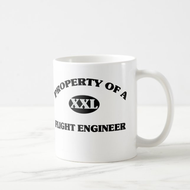 Property of a FLIGHT ENGINEER Coffee Mug (Right)