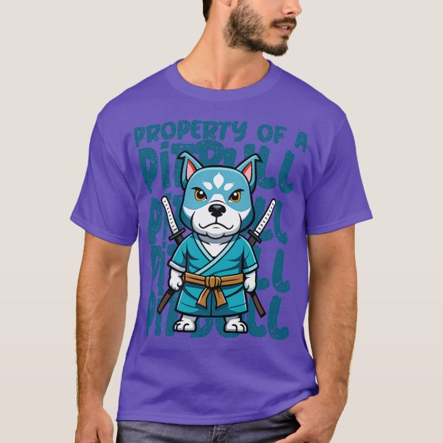 Property Of A Pitbull T-Shirt (Front)