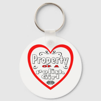 Property Of A Polish Girl Keychain