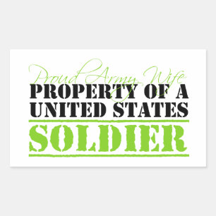 Property Of A Soldier Sticker