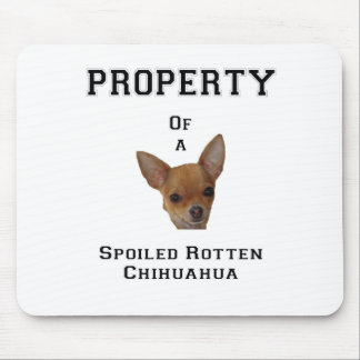 Property of a Spoiled Rotten Chihuahua Mouse Pad