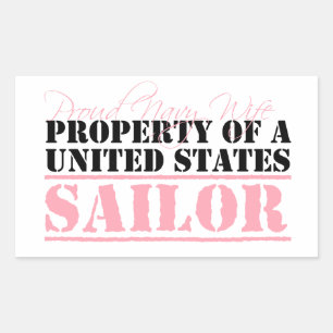 Property of a United States Sailor Sticker